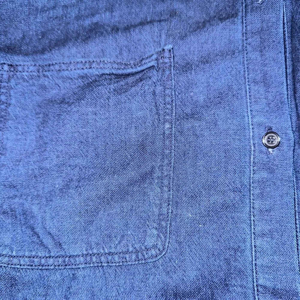 Vince Chambray Button Down Shirt - Picture 3 of 5